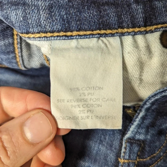 Textile Elizabeth and James zipper ankle blue jeans, women's size 25   J5 - Picture 4 of 12